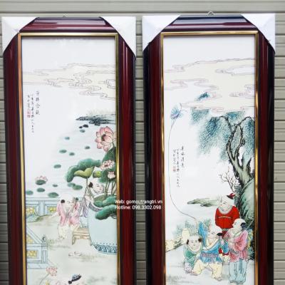 Tranh sứ Ngũ Phúc Lâm Môn - dòng tranh sứ của gốm sứ Giang Tây cao cấp